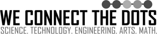 WE CONNECT THE DOTS SCIENCE TECHNOLOGY ENGINEERING ARTS MATH logo