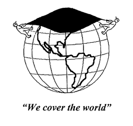"WE COVER THE WORLD" logo