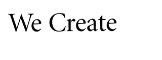 WE CREATE logo
