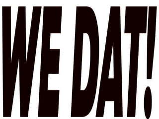 WE DAT! logo