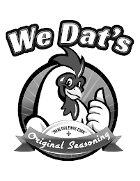 WE DAT'S "NEW ORLEANS OWN" ORIGINAL SEASONING logo