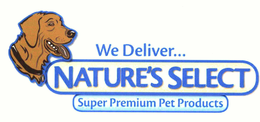 WE DELIVER...NATURE'S SELECT SUPER PREMIUM PET PRODUCTS logo
