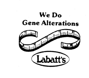 WE DO GENE ALTERATIONS LABATT'S logo