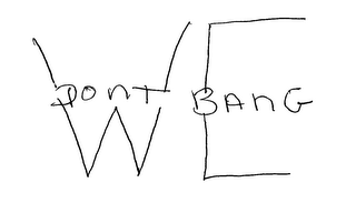 WE DONT BANG logo