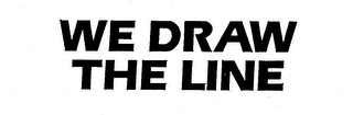 WE DRAW THE LINE logo