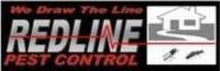WE DRAW THE LINE REDLINE PEST CONTROL logo