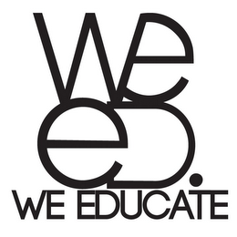 WE ED. WE EDUCATE logo
