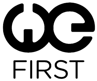 WE FIRST logo