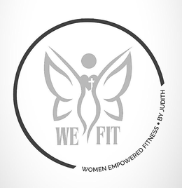 WE FIT WOMEN EMPOWERED FITNESS · BY JUDITH logo
