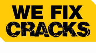 WE FIX CRACKS logo