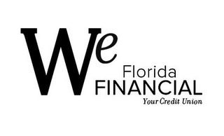 WE FLORIDA FINANCIAL YOUR CREDIT UNION logo