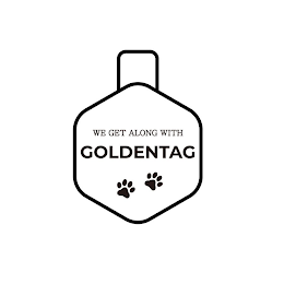 WE GET ALONG WITH GOLDENTAG logo