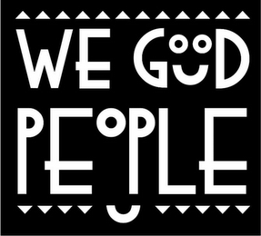 WE GOOD PEOPLE logo