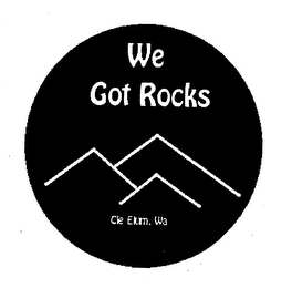 WE GOT ROCKS CLE ELUM WA logo