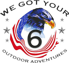 WE GOT YOUR 6 OUTDOOR ADVENTURES logo