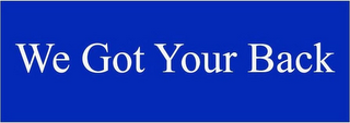 WE GOT YOUR BACK logo