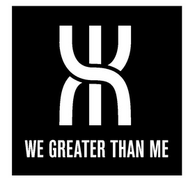 WE GREATER THAN ME logo