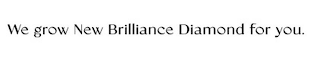 WE GROW NEW BRILLIANCE DIAMOND FOR YOU. logo