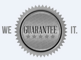 WE GUARANTEE IT. VIXTA VALUE DELIVERY logo