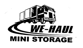 WE-HAUL MINI STORAGE 1-800-WE-HAUL-U logo