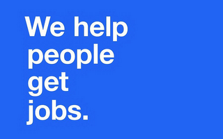 WE HELP PEOPLE GET JOBS. logo