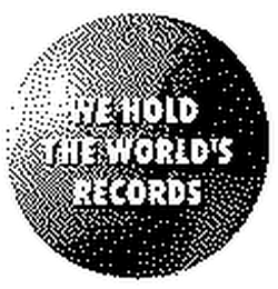 WE HOLD THE WORLD'S RECORDS logo
