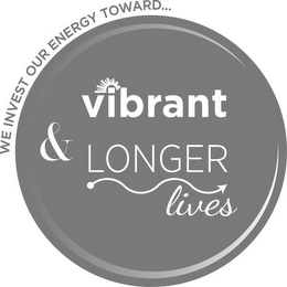 WE INVEST OUR ENERGY TOWARD...VIBRANT & LONGER LIVES logo