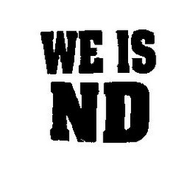 WE IS ND logo