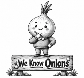 WE KNOW ONIONS logo