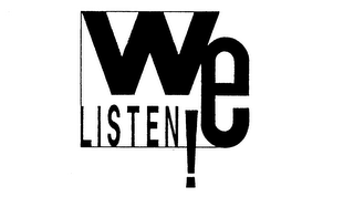 WE LISTEN! logo