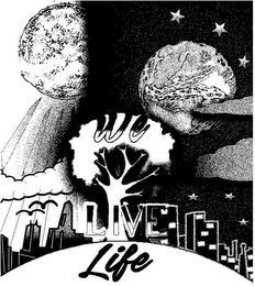 WE LIVE LIFE logo