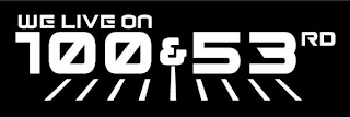 WE LIVE ON 100 & 53RD logo