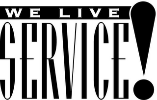 WE LIVE SERVICE! logo