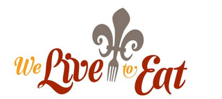 WE LIVE TO EAT logo