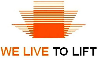 WE LIVE TO LIFT logo