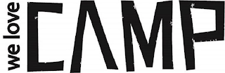 WE LOVE CAMP logo