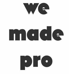 WE MADE PRO logo