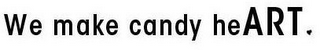 WE MAKE CANDY HEART logo