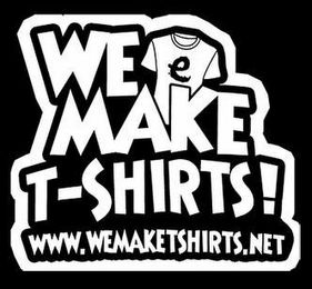 WE MAKE T-SHIRTS! logo