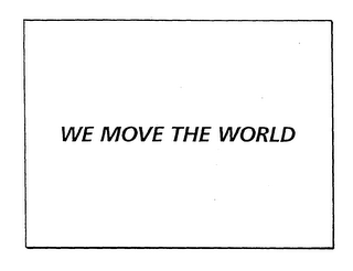 WE MOVE THE WORLD logo