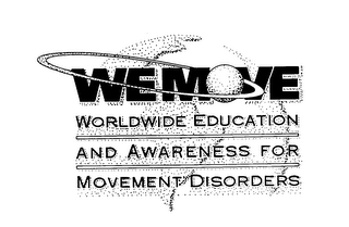 WE MOVE WORLDWIDE EDUCATION AND AWARENESS FOR MOVEMENT DISORDERS logo