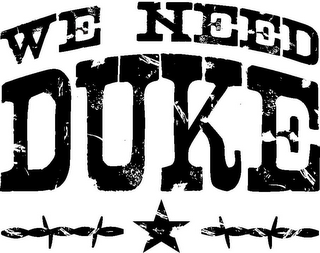 WE NEED DUKE logo