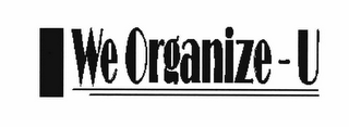 WE ORGANIZE- U logo