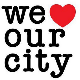 WE OUR CITY logo