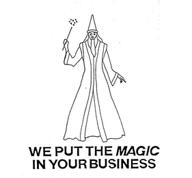 WE PUT THE MAGIC IN YOUR BUSINESS logo