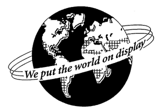 WE PUT THE WORLD ON DISPLAY logo
