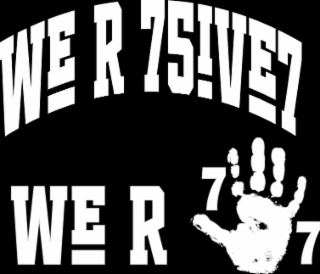 WE R 75IVE7 WE R 7 7 logo