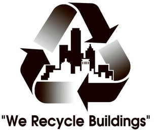 "WE RECYCLE BUILDINGS" logo