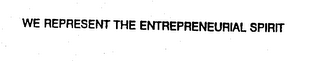 WE REPRESENT THE ENTREPRENEURIAL SPIRIT logo