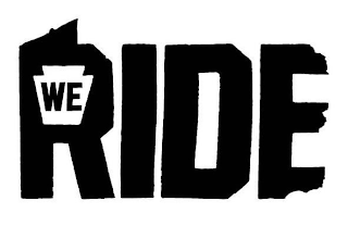 WE RIDE logo